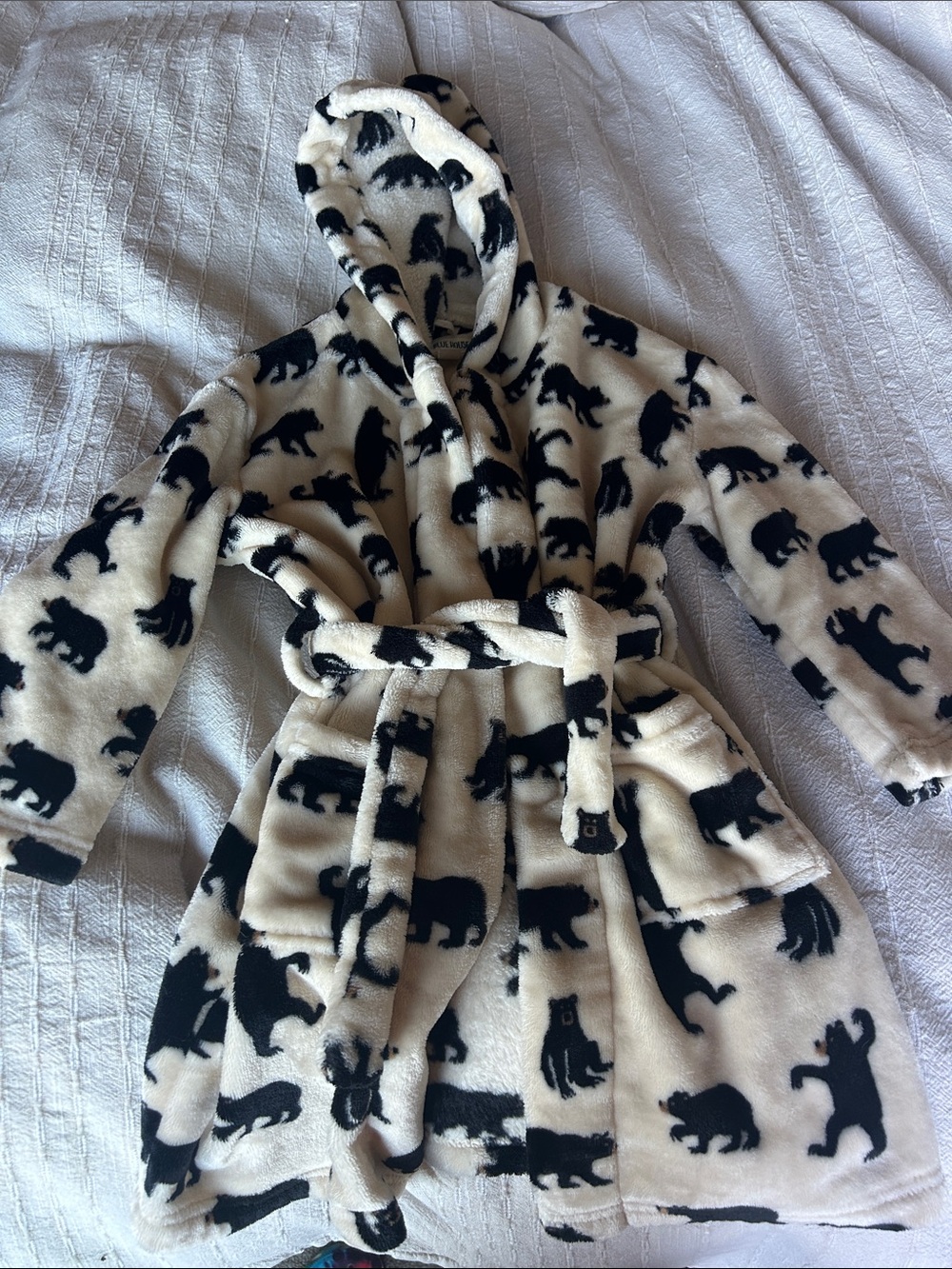 Cozy bear robe